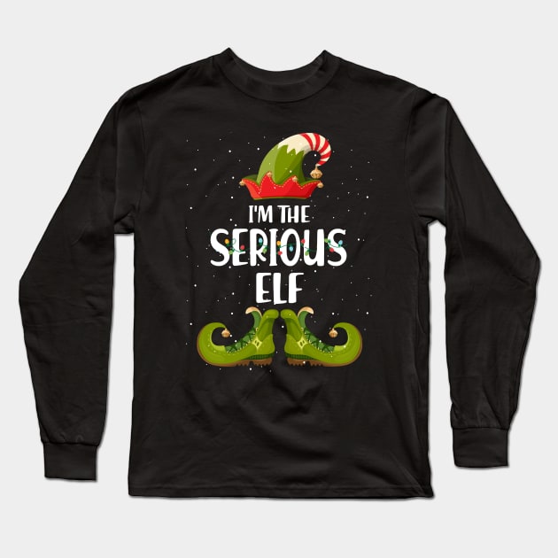 Im The Serious Elf Christmas Long Sleeve T-Shirt by intelus